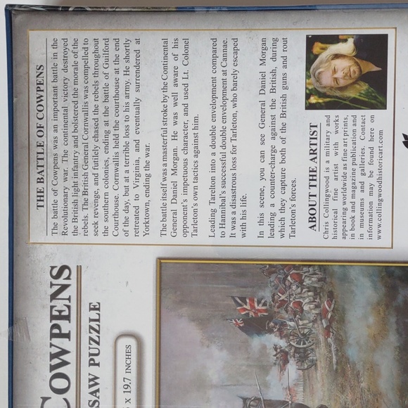 The Battle of Cowpens The Great Battle Series Jigsaw Puzzle Block Cat Puzzles - Picture 7 of 14